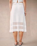 Bella Dahl Crochet Midi Skirt