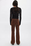 Free People Glow Up Suede Pant