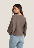 Z Supply Andie Dolman Sleeve Top - Brown