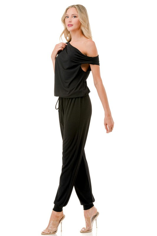 Ariella Off Shoulder Jumpsuit