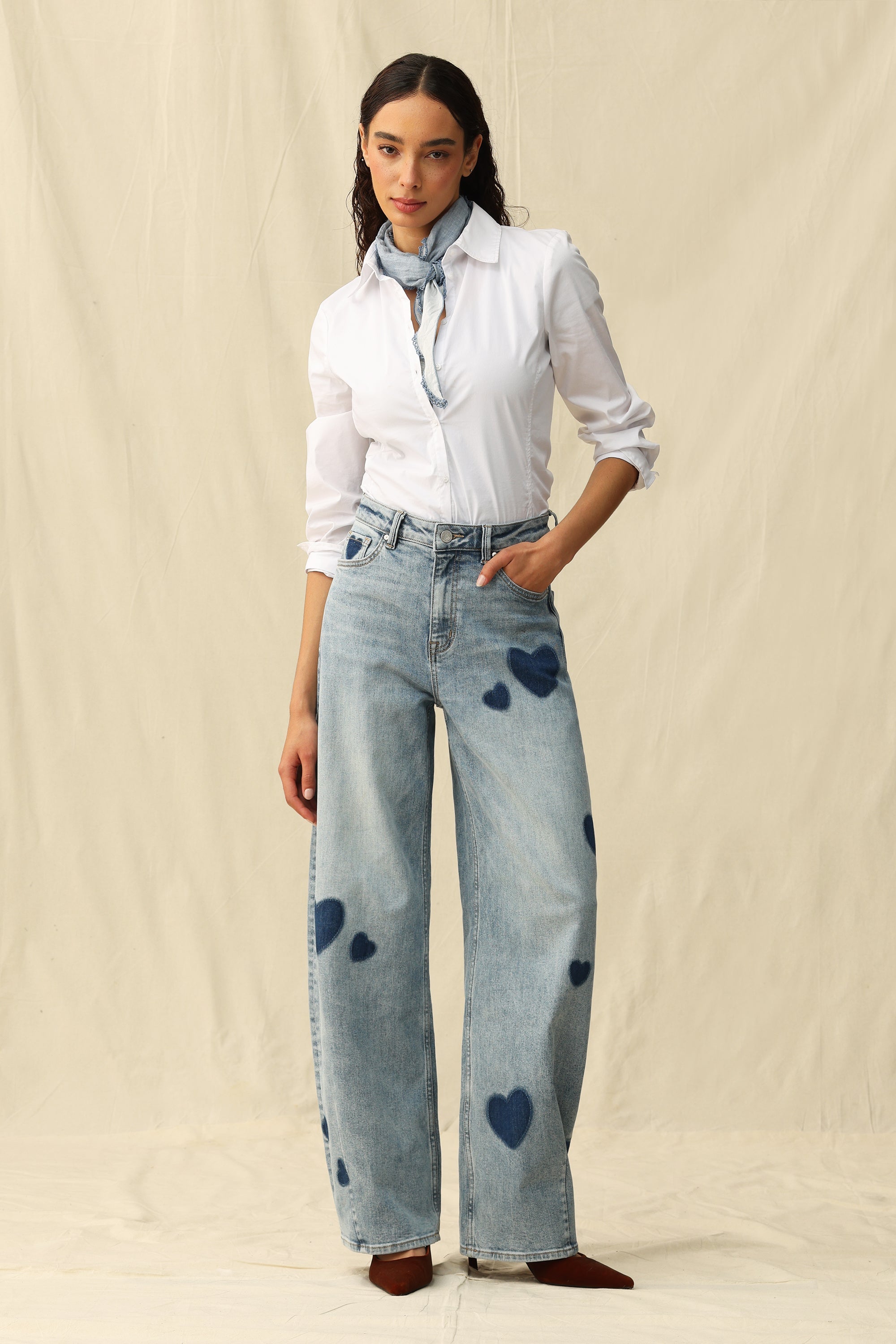 Rosalind High Rise Barrel Jean