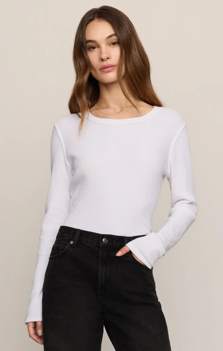 Z Supply Arlet Mini Thermal Top - White