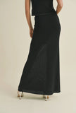 Miou Muse Knitted Maxi Skirt