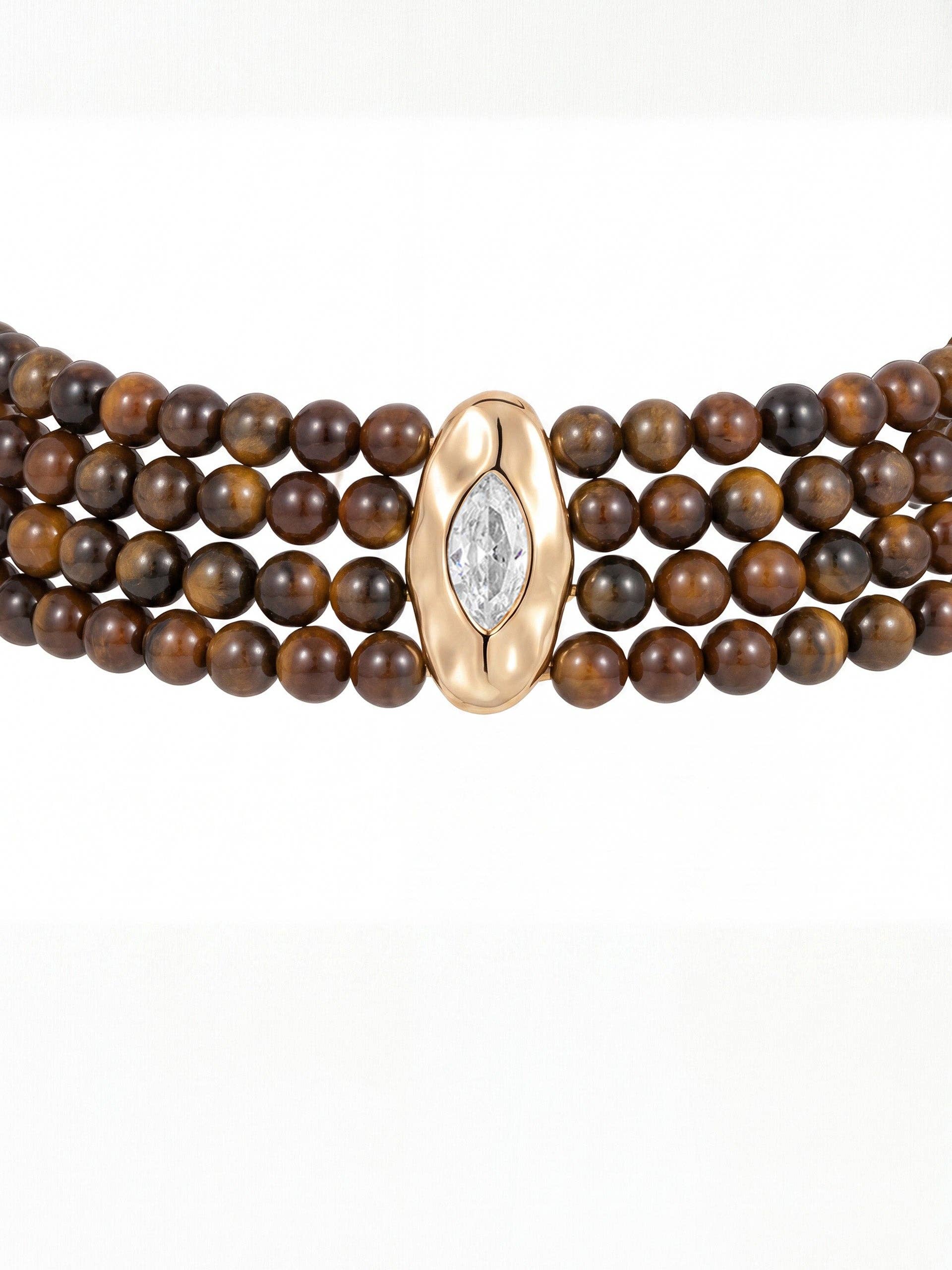 Tiger's Eye Luxe Choker