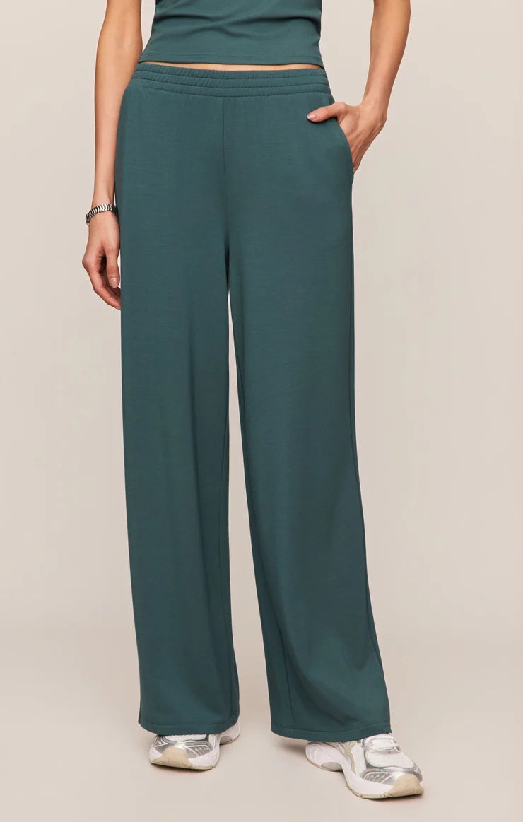 Z Supply In Transit Modal Pant - Emerald