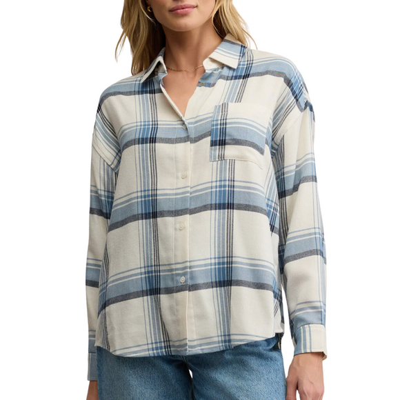 Z Supply River Plaid Button Up
