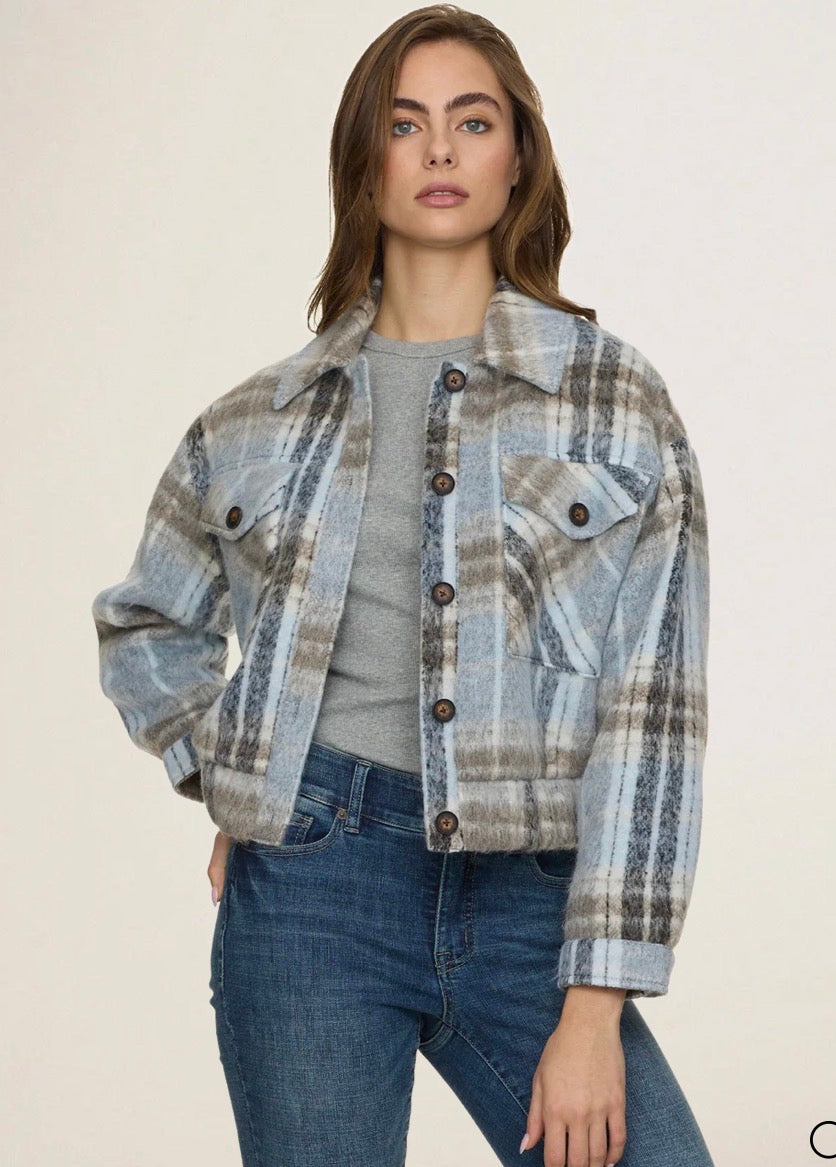 Tallulah plaid jacket