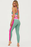 Beach Riot Mariella Leggings Sage Bloom Colorblock