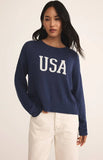 Z Supply Sienna USA Sweater