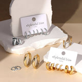 Combo 3, Delicate Pave Huggies