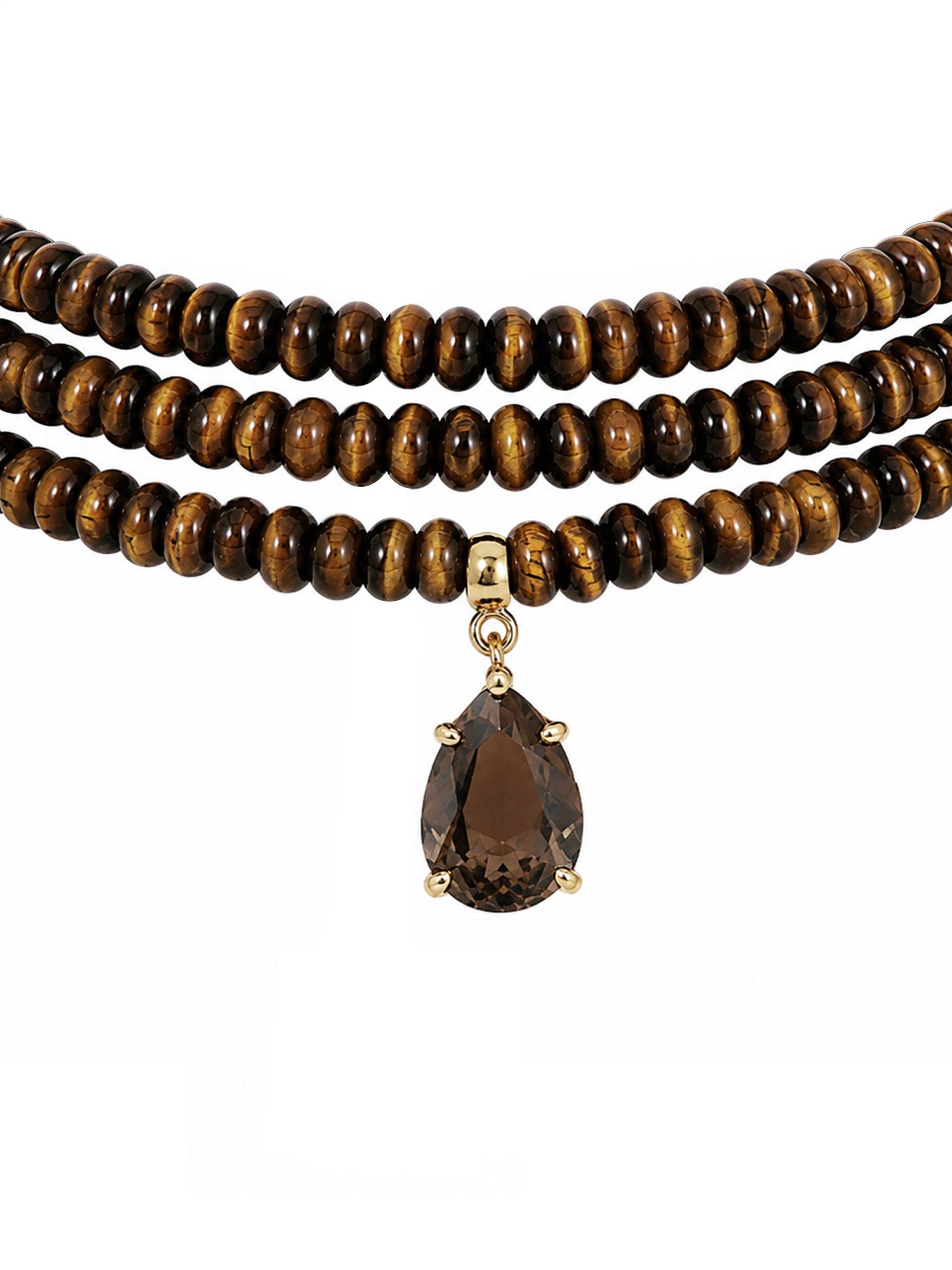 Marina Layers Tiger's Eye Necklace