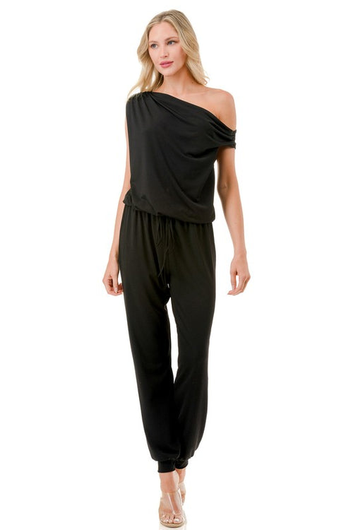 Ariella Off Shoulder Jumpsuit