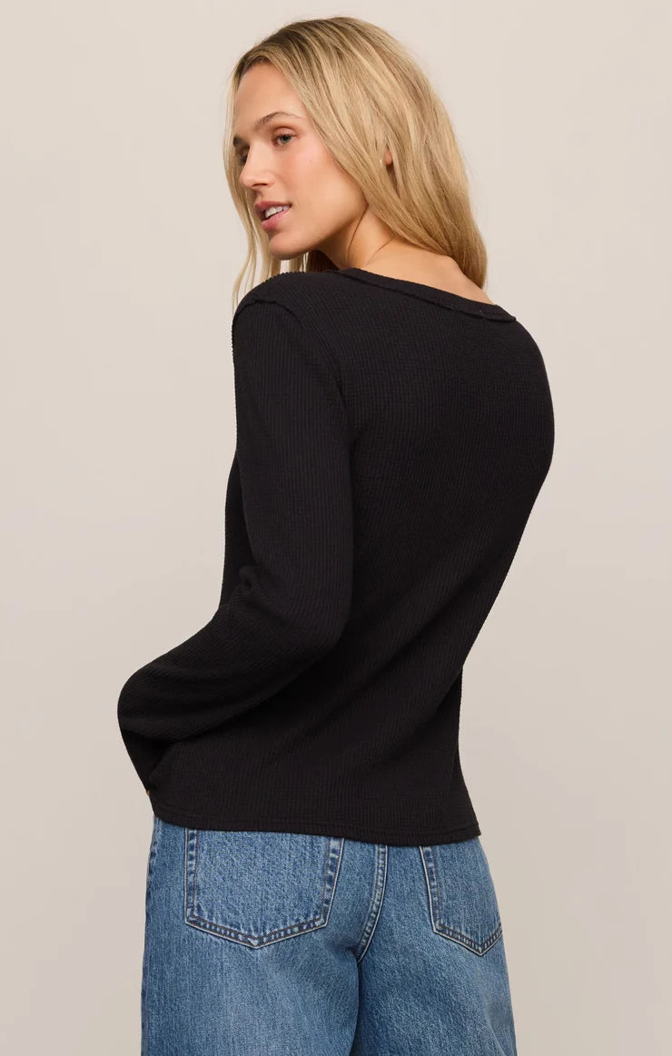 Z Supply Arlet Mini Thermal Top - Black