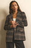 Z Supply Kingston Relaxed Plaid Blazer