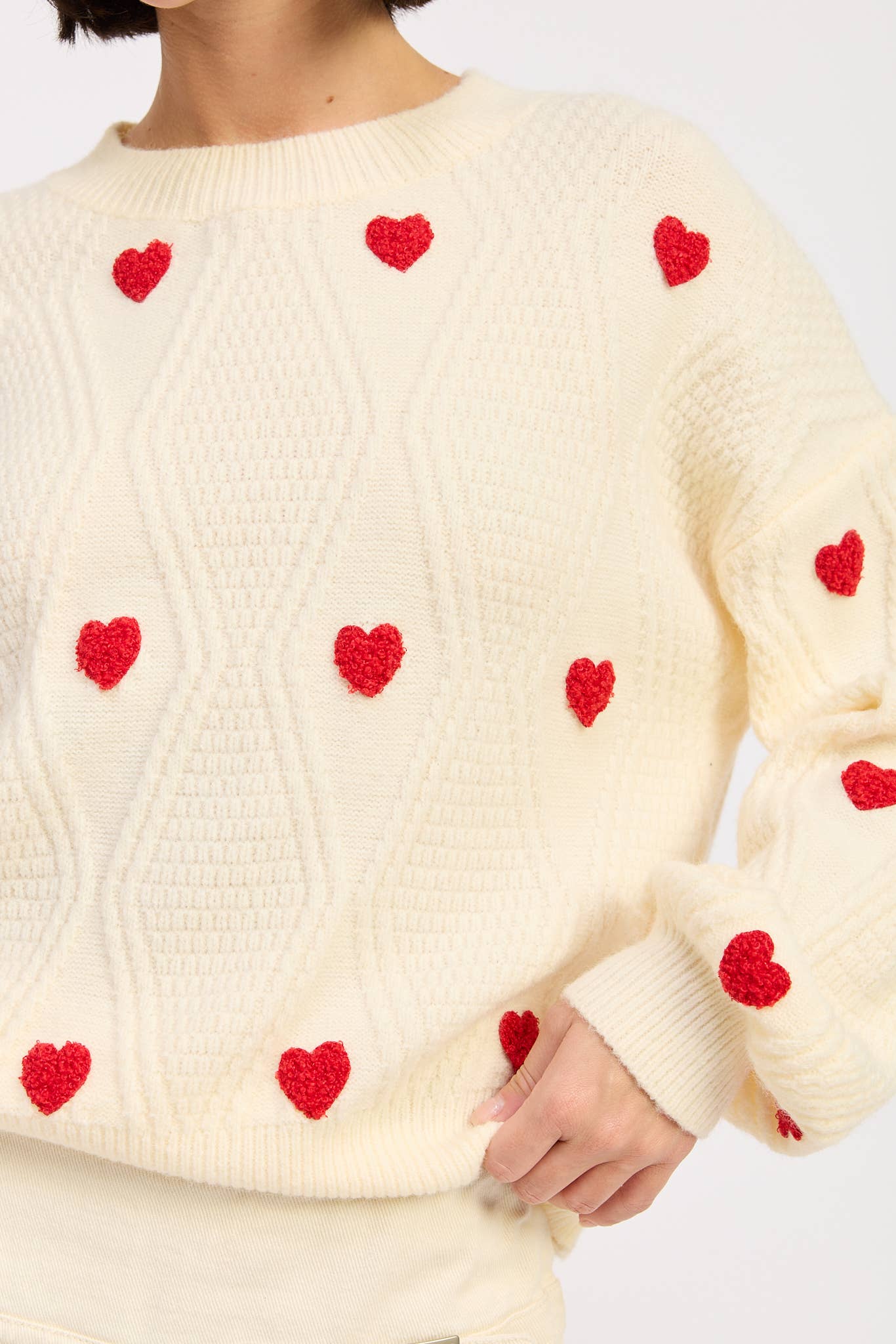 Emory Park Hearts Sweater