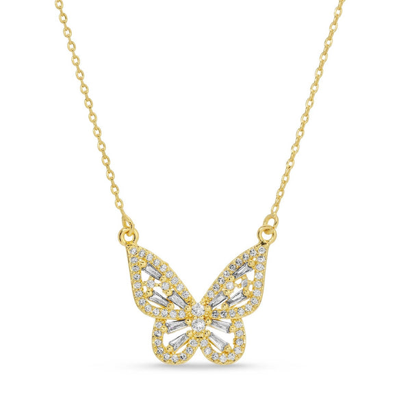 Butterfly Pendant Necklace