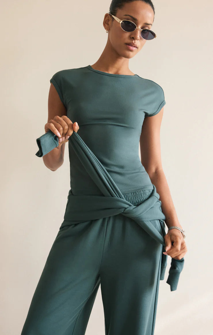 Z Supply Soft Trace Top - Emerald