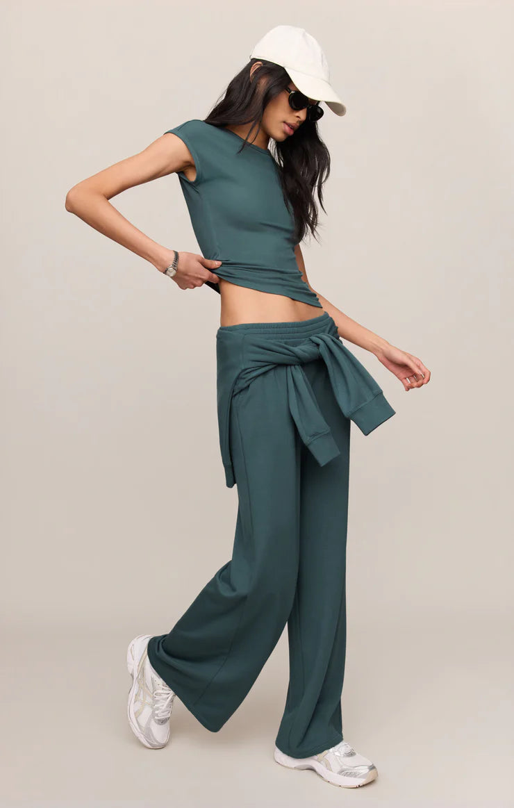 Z Supply In Transit Modal Pant - Emerald