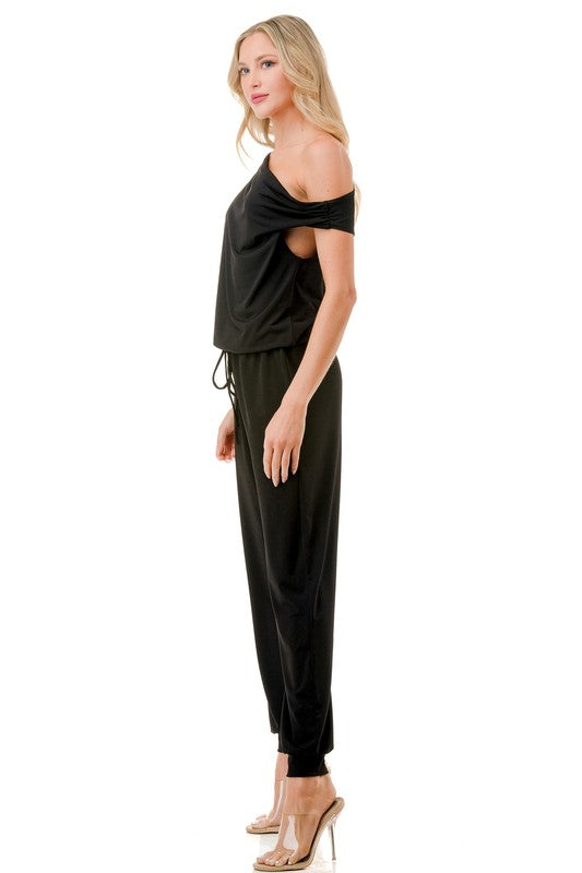 Ariella Off Shoulder Jumpsuit