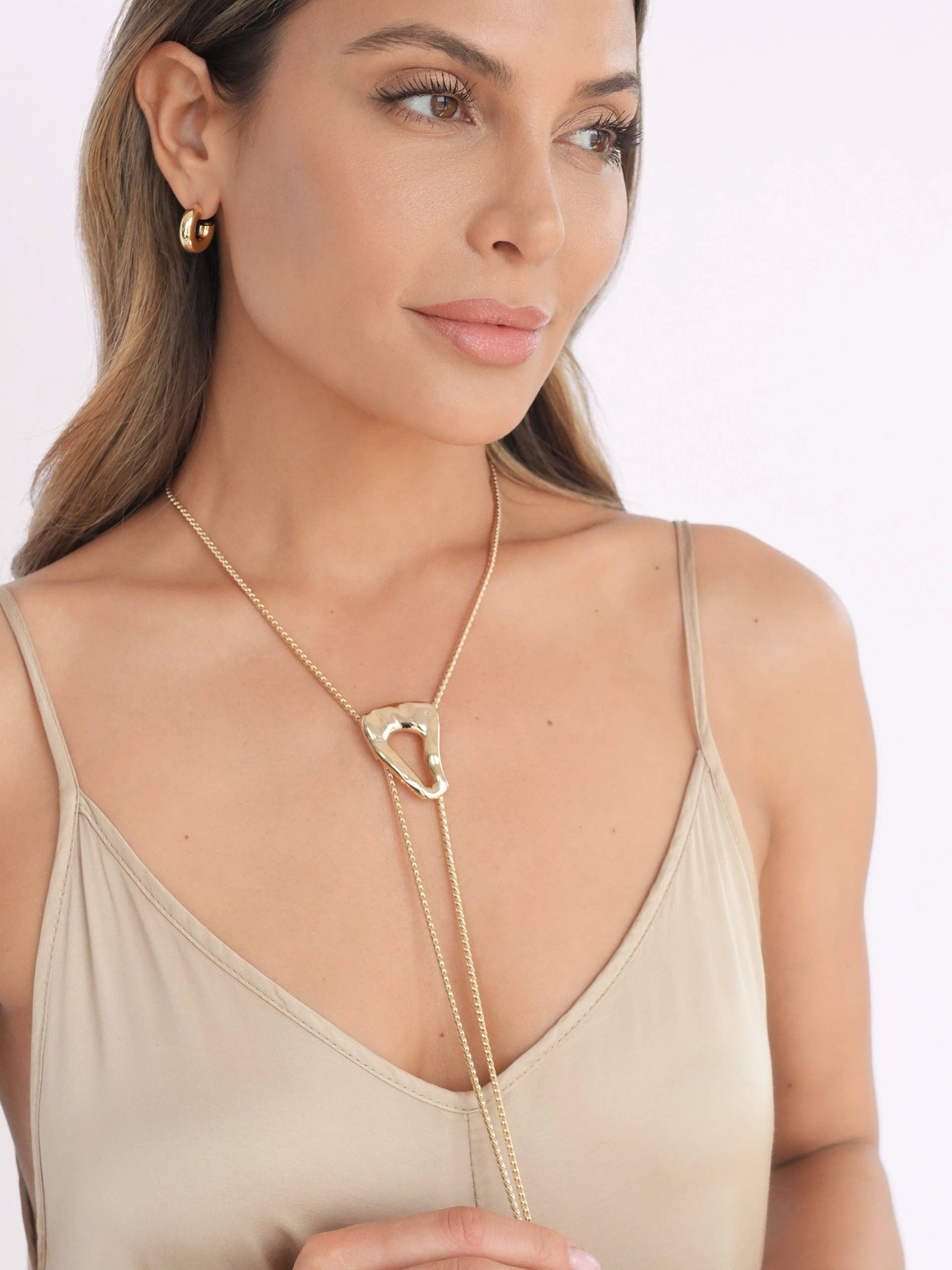 Molten Muse Bolo Necklace