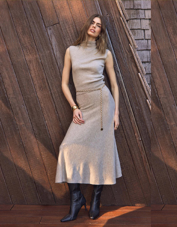 Astr Deora Midi Sweater Skirt