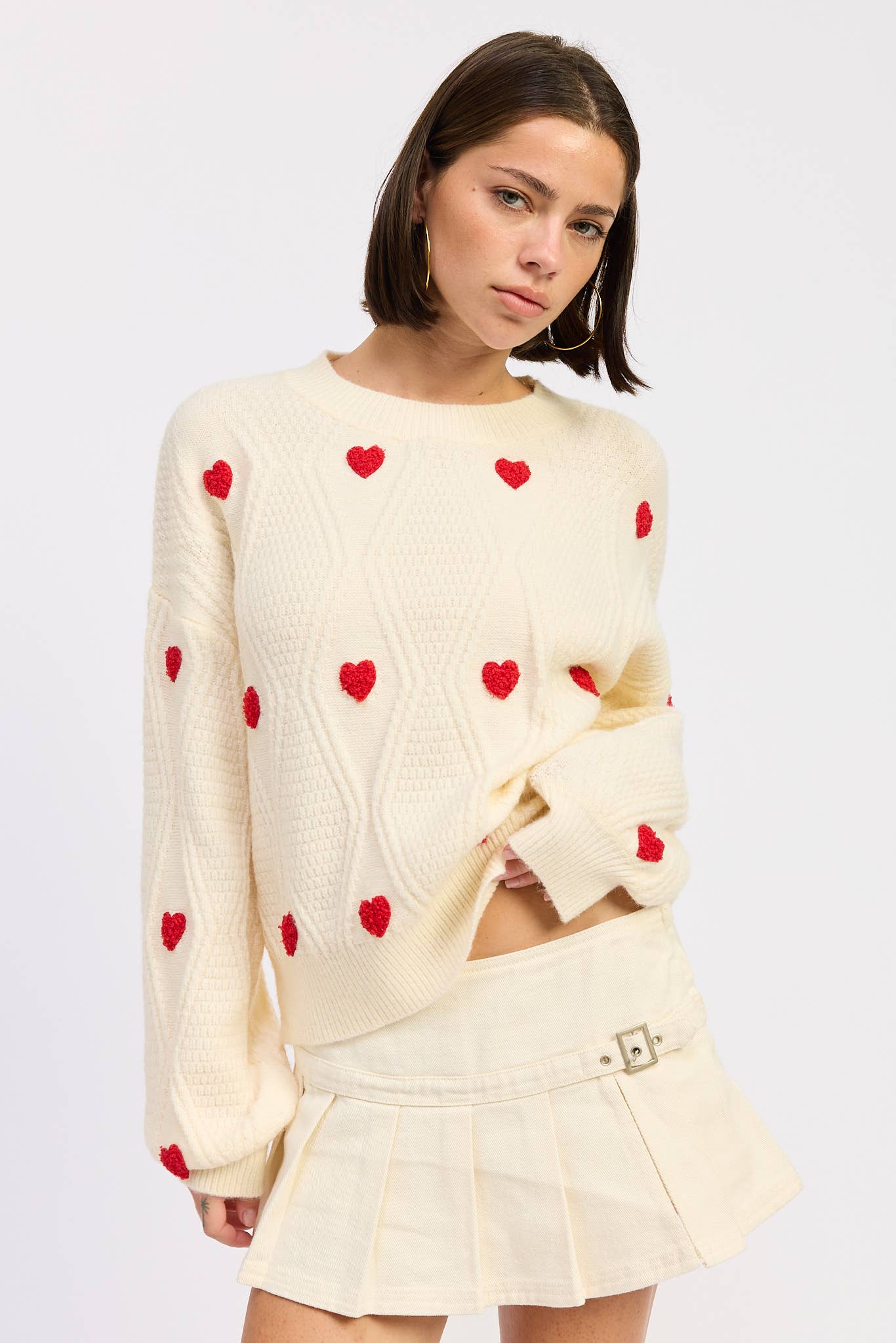 Emory Park Hearts Sweater