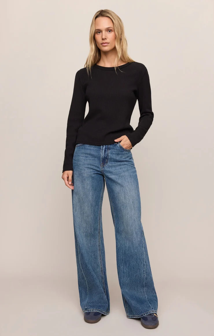 Z Supply Arlet Mini Thermal Top - Black