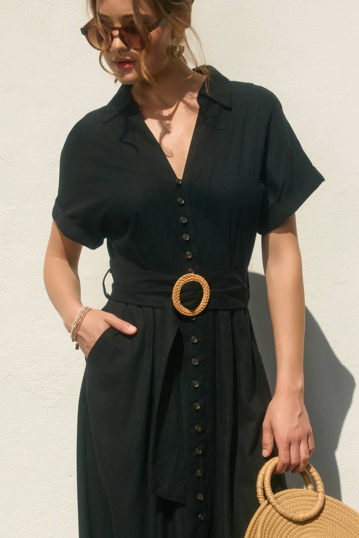 Heaven Sent Wicker Buckle Maxi Dress (1)