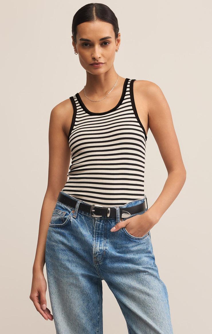 Z Supply Classic Striped Scoop Neck Tank