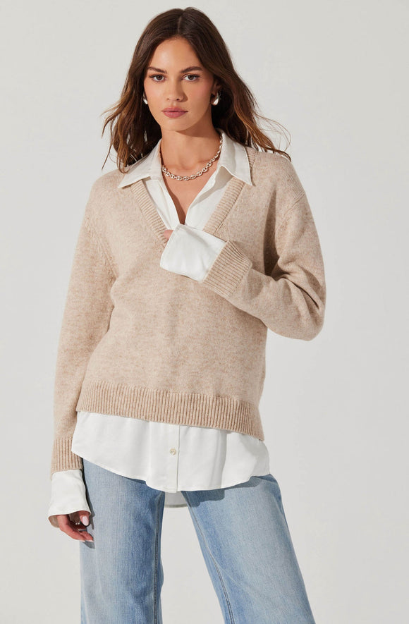 ASTR the Label Jianna Layered Sweater