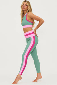 Beach Riot Mariella Leggings Sage Bloom Colorblock