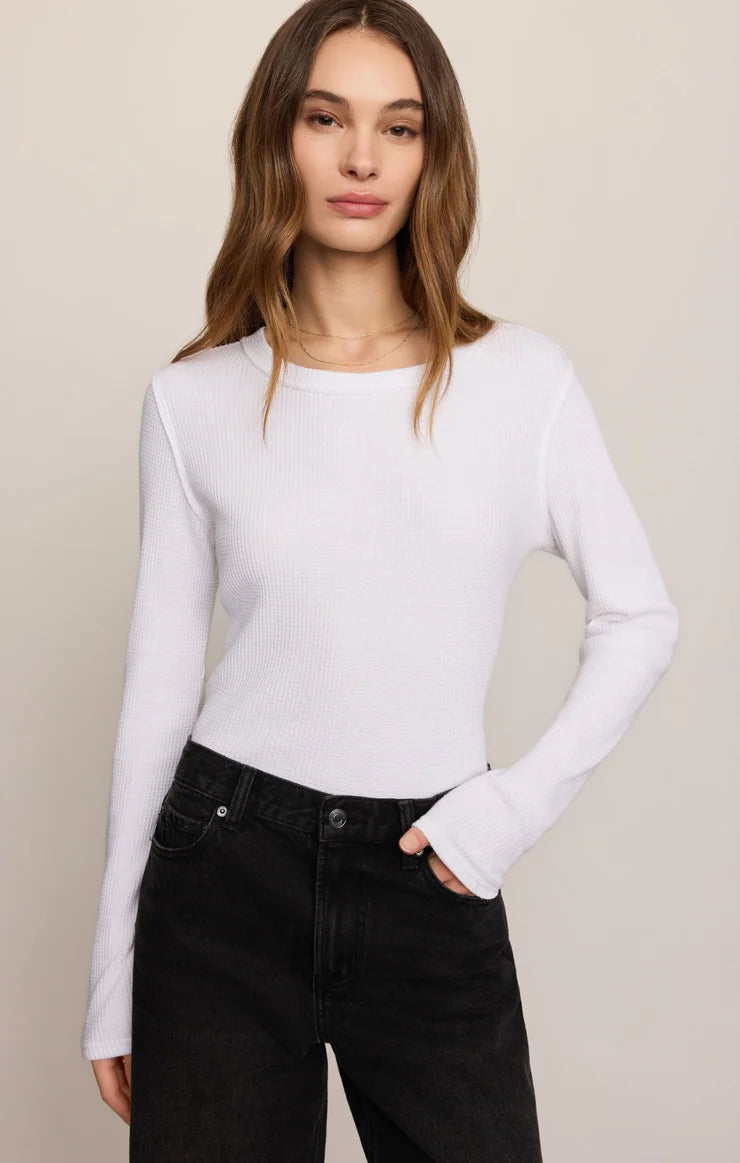 Z Supply Arlet Mini Thermal Top - White