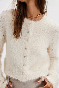 Free People Ivory Celeste Cardi