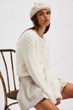 Free People Ivory Celeste Cardi