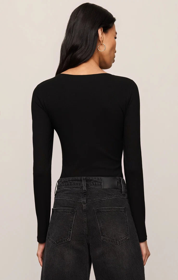 Z Supply Ginger Bodysuit - Black