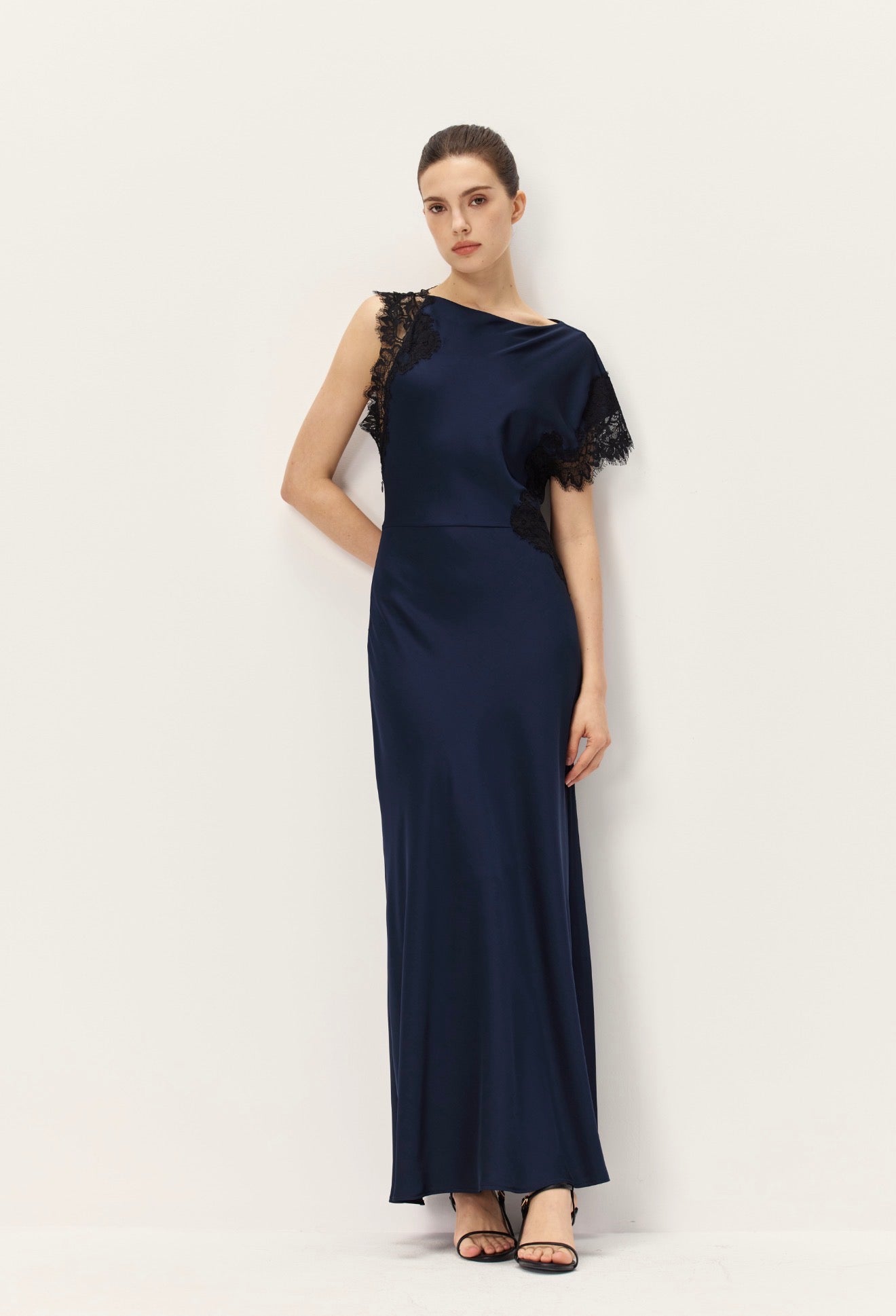 Elodie Navy lace Dress