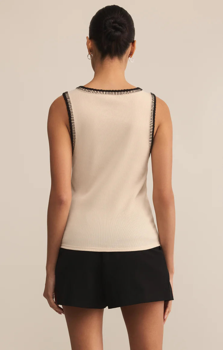 Z Supply Social Tank - Crystal