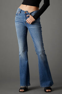 Blue Revivel Maya Recycled Bootcut Jean