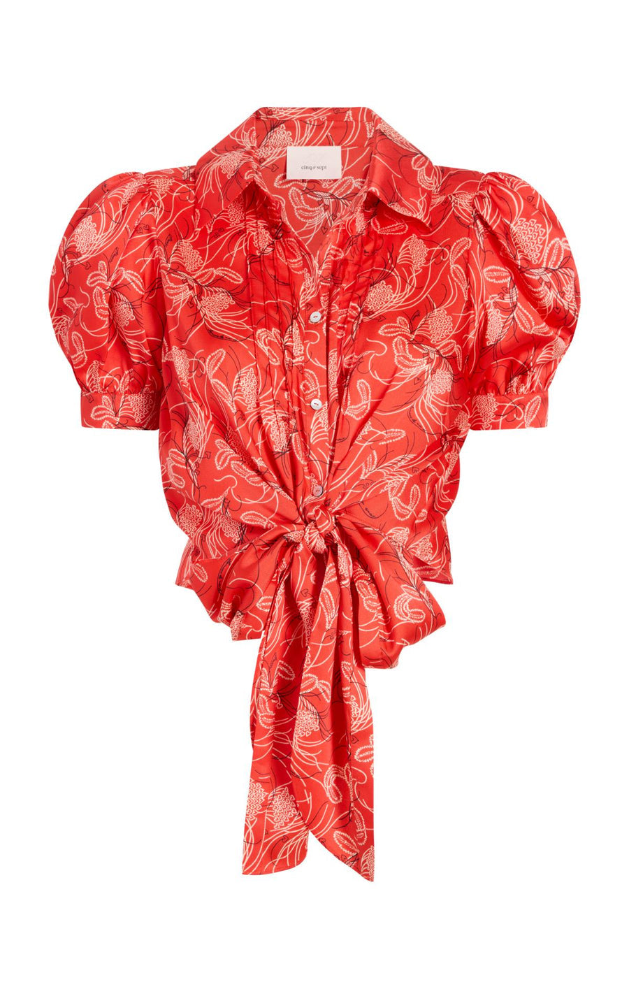Cinq a Sept Botanical Floral Abena Top
