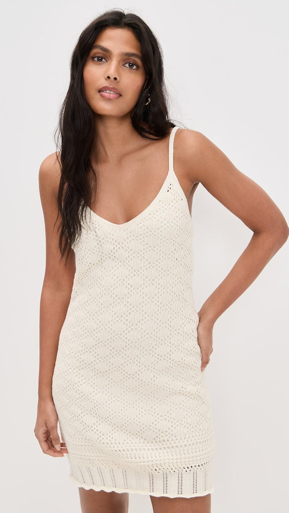 Z Supply Charmer Crochet Mini Dress