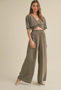 Miou Muse Elastic Waist Band Pant
