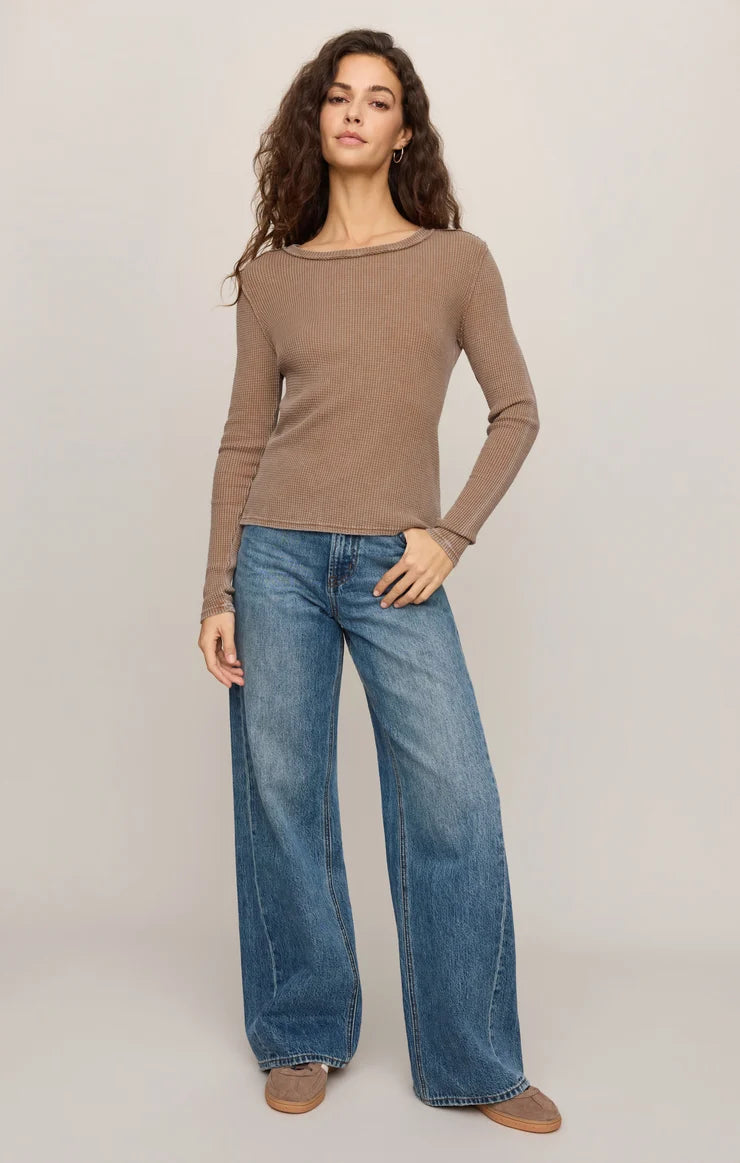 Z Supply Arlet Mini Thermal Top - Suede