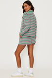 Beach Riot Rayah Short Sage Bloom Stripe