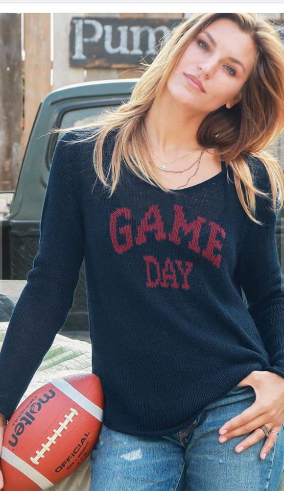 Wooden Ships Game Day Knit Sweater