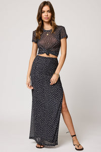 Stillwater Mesh Maxi Skirt