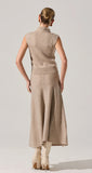 Astr deora sleeveless mock sweater top