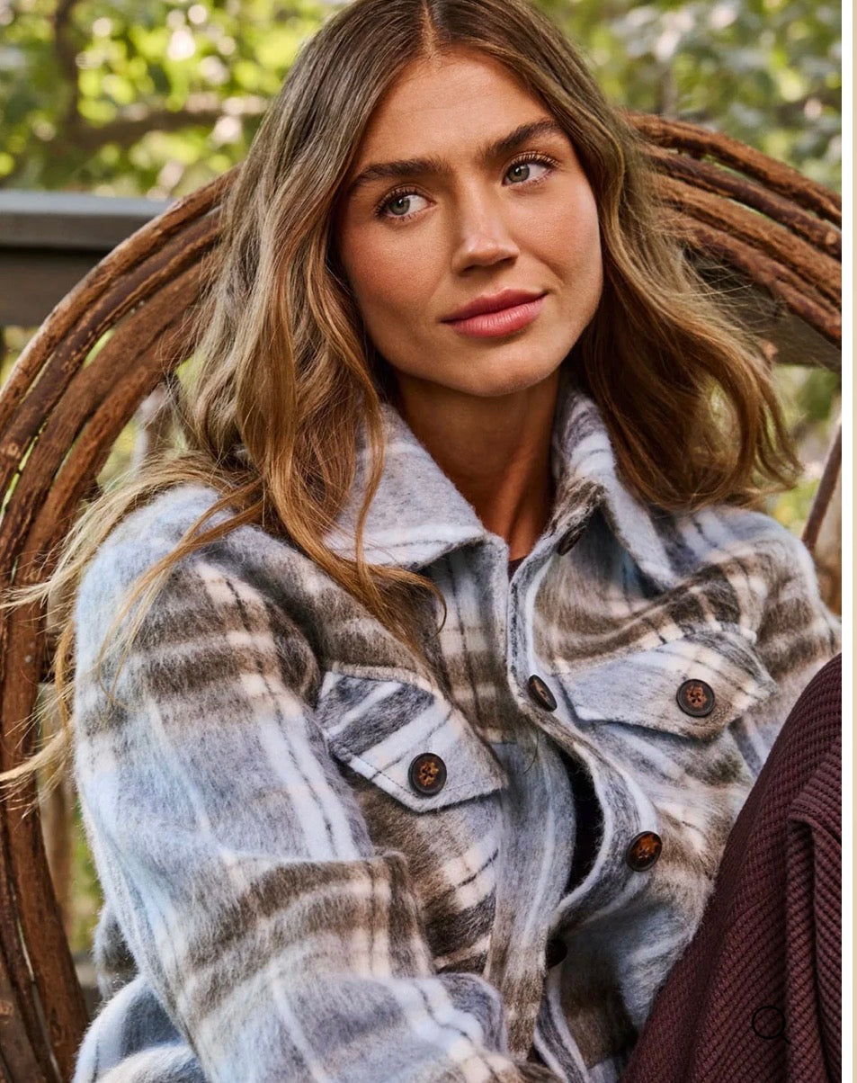 Tallulah plaid jacket