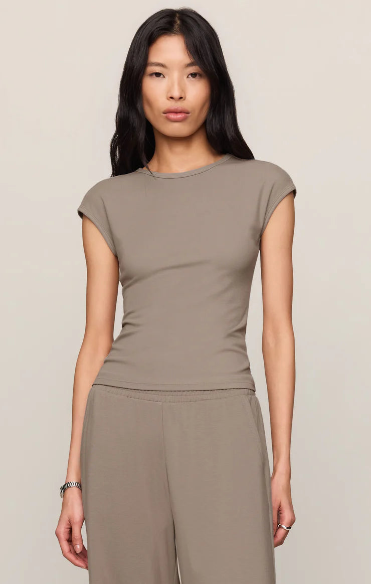 Z Supply Soft Trace Top - Taupe