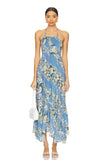 Free People Heat Wave Printed Maxi Dress