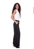I🖤TM Aubrey Pin Stripe Ponte Wide Leg Pants